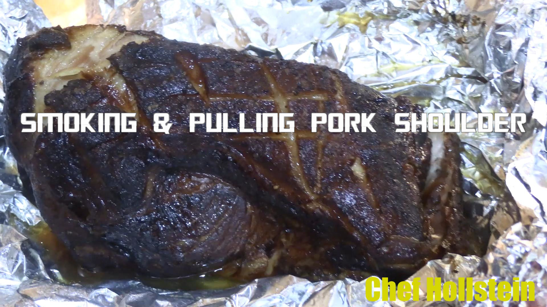Smoking Pork Shoulder & Pulling Pork
