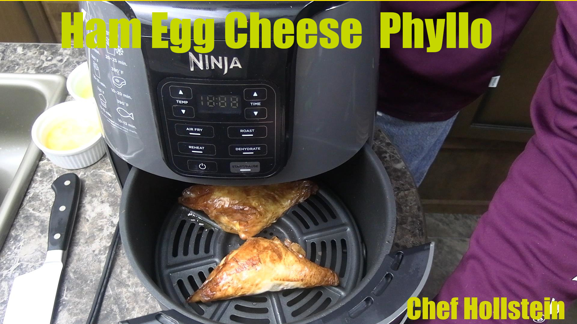 Ham Egg Cheese Phyllo Turnovers Air Fryer